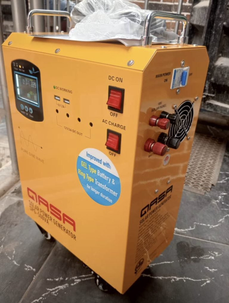 Qasa 500W Solar Generator With 90W Panel Price in Nigeria Solar Generator Price in Nigeria 2025 solargeneratorprice.com.ng