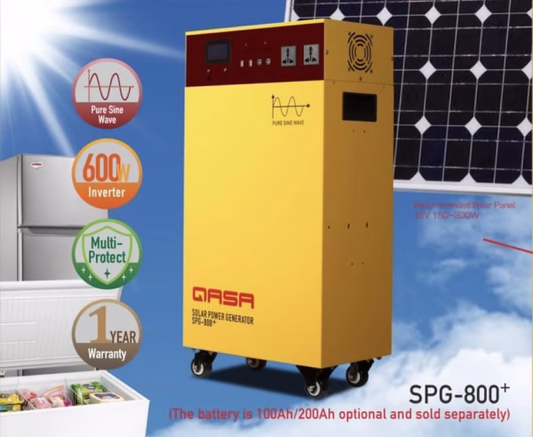 Qasa 1000W Solar Generator With 200W Solar Panel Solar Generator Price in Nigeria 2025 solargeneratorprice.com.ng